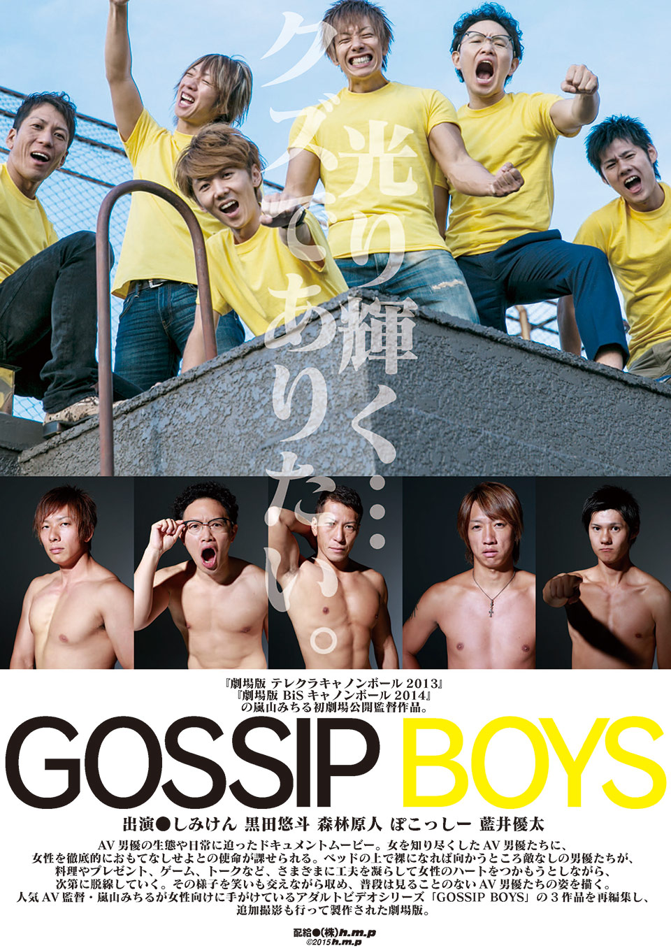 『GOSSIP BOYS 2014 THE MOVIE』チラシ